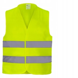 KAMIZELKA OSTRZEGAWCZA VEST2 YELLOW / XXXL
