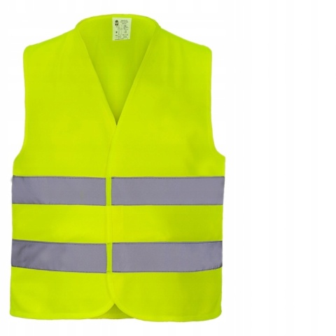 KAMIZELKA OSTRZEGAWCZA VEST2 YELLOW / S