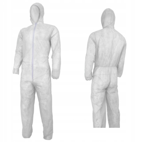 KOMB WHITE KOMBINEZON MALARSKI BIAŁY r.XL