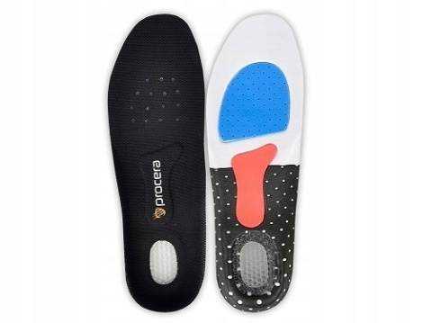 Wkładki do butów żelowe INSPORT PROCERA r.44-45