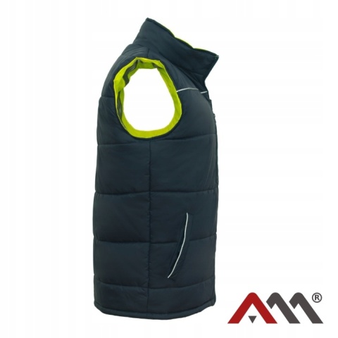 BEZRĘKAWNIK ROBOCZY ODBLASKOWY DWUSTRONNY! Kamizelka WZMOCNIONA 2SIDE r.3XL