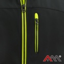 BEZRĘKAWNIK SOFTSHELL ODBLASKOWY MOCNY Kamizelka ocieplana BZR SOFTS r.M