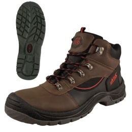 Buty Robocze TRZEWIKI OCHRONNE SKÓRZANE BEZ METALOWEGO PODNOSKA BTCRH r.47