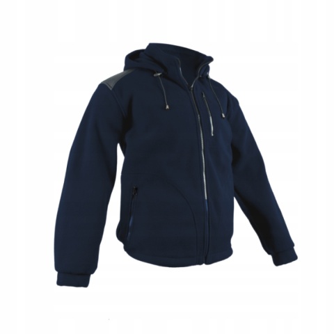 POLAR BLUZA POLAROWA ROBOCZA GRANATOWA OCIEPLANA ODPINANY KAPTUR NEXO r.3XL