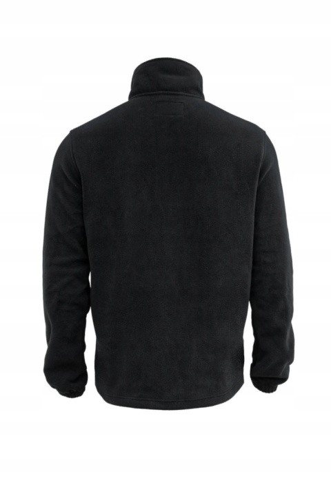 Polar MĘSKI ROBOCZY CIEPŁY CZARNY Bluza Polarowa UNISEX ZEN BLACK r.3XL