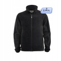 Polar MĘSKI ROBOCZY CIEPŁY CZARNY Bluza Polarowa UNISEX ZEN BLACK r.L