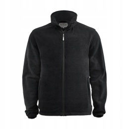 Polar MĘSKI ROBOCZY CIEPŁY CZARNY Bluza Polarowa UNISEX ZEN BLACK r.M