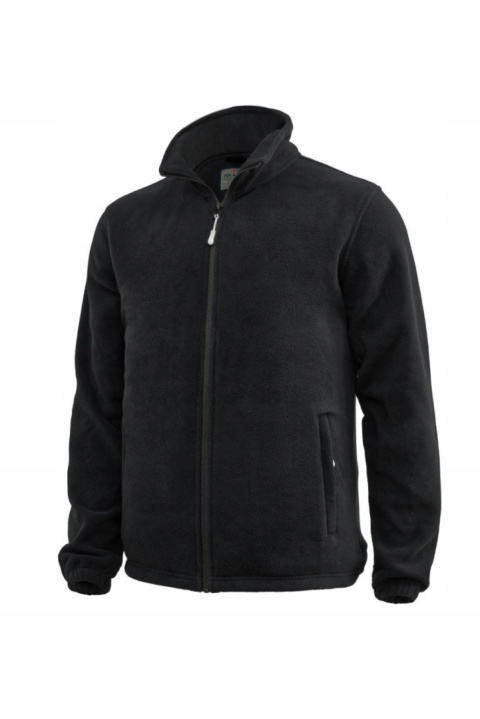 Polar MĘSKI ROBOCZY CIEPŁY CZARNY Bluza Polarowa UNISEX ZEN BLACK r.M