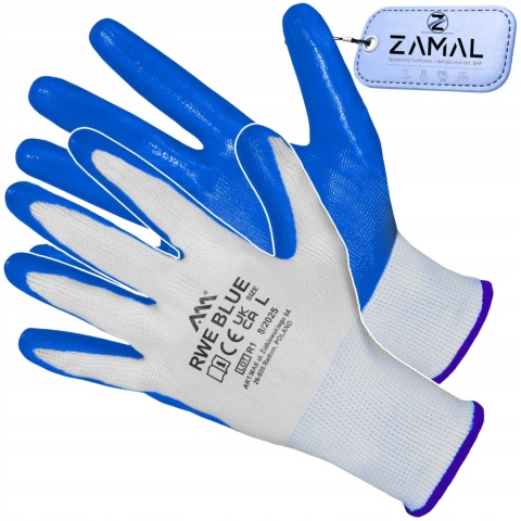 RĘKAWICE ROBOCZE RWE BLUE r.L