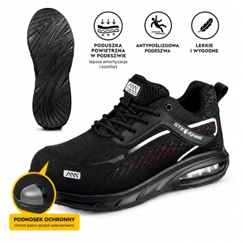 BUTY ROBOCZE Z PODNOSKIEM GTX4DYNAMIC S1 r.46