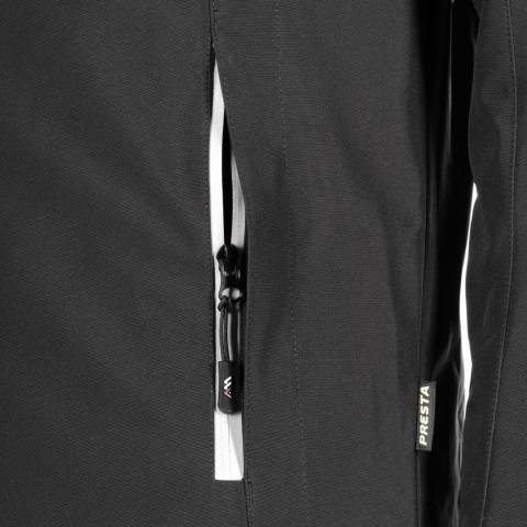 Kurtka Softshell Męska Czarna ART.MAS Odpinany Kaptur PRESTA r.S