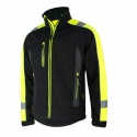 Kurtka Softshell Męski Odblaskowy ART.MAS CLASSWORK YELLOW r.L