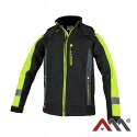 Kurtka Softshell Męski Odblaskowy ART.MAS CLASSWORK YELLOW r.M